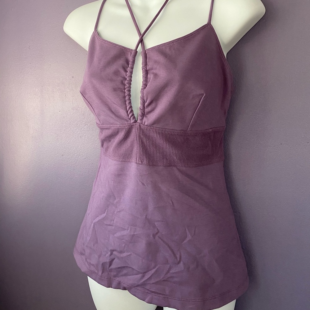 NEW Free People Movement Purple Strappy Top Large